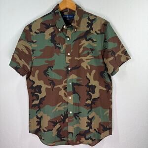 Ralph Lauren Men's Camouflage Button Down Shirt